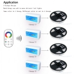 Контролер RGB 12-24В RF 3 zone UT 18A Пульт управління